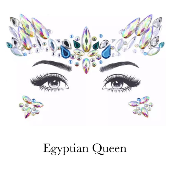 Rave Festival Crystal Rhinestone Face Jewels - Picture 15 of 16